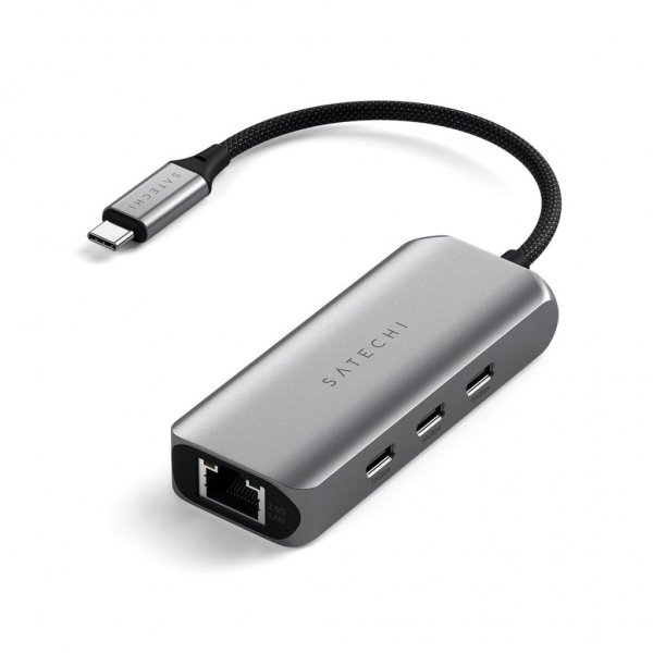 4-i-1 USB-C-hubb med 2.5 Gigabit Ethernet