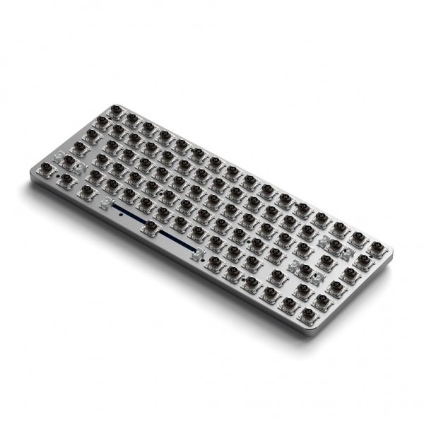 SM1 Slim Mekaniskt Bluetooth Tangentbord Ljusgrå