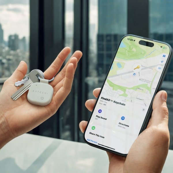 FindAll Nyckelring med tracking Sand