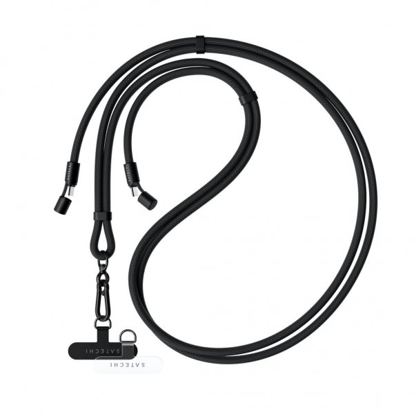 OntheGo Lanyardkabel USB-C 1.5m Svart