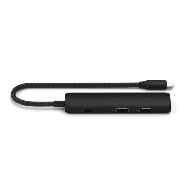 4-i-1 USB-C Slim Multiport Adapter 4K Svart