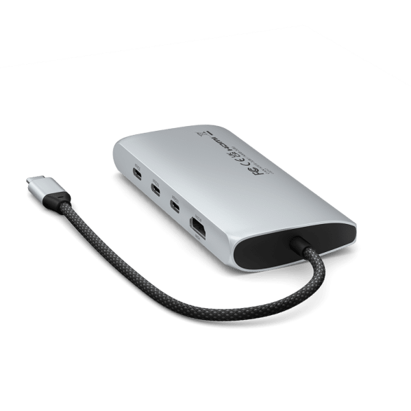 USB-C Multiport Adapter 8K With Ethernet V3 Silver