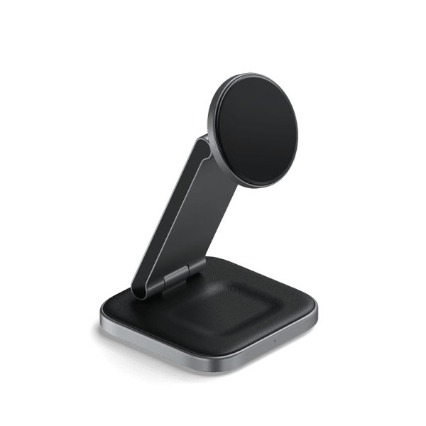 Trådlös Laddare 2-in-1 Foldable Qi2 Wireless Charging Stand MagSafe