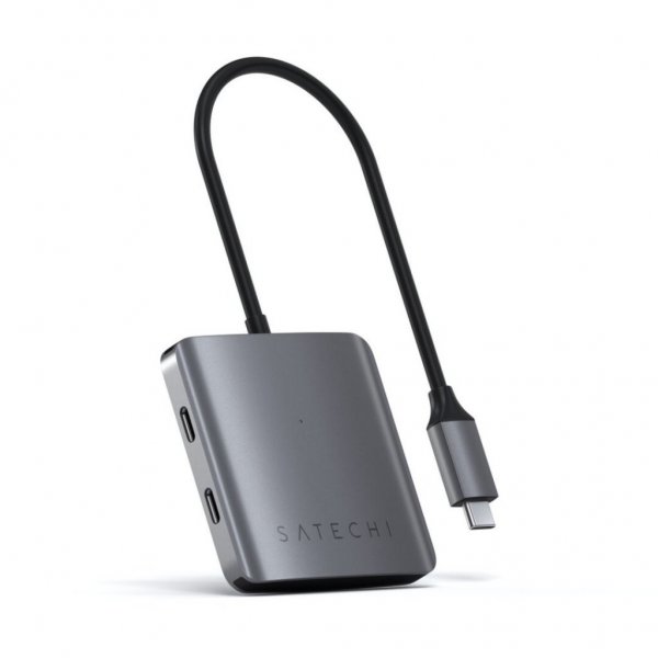 Aluminum 4-portars USB-C-hubb