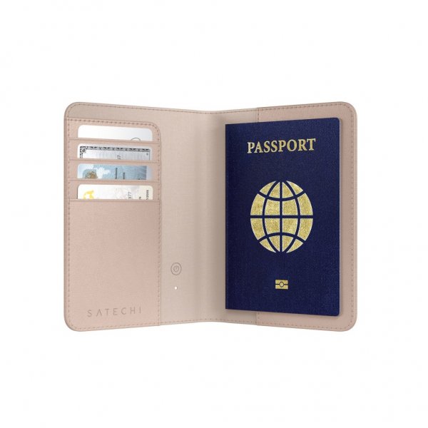 Vegan-Leather FindAll Passport Cover Desert Rose