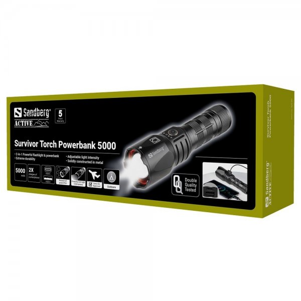 Survivor Torch Powerbank 5000