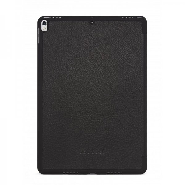 iPad 10.2 (gen 7/8/9) Fodral Leather Slim Cover Svart