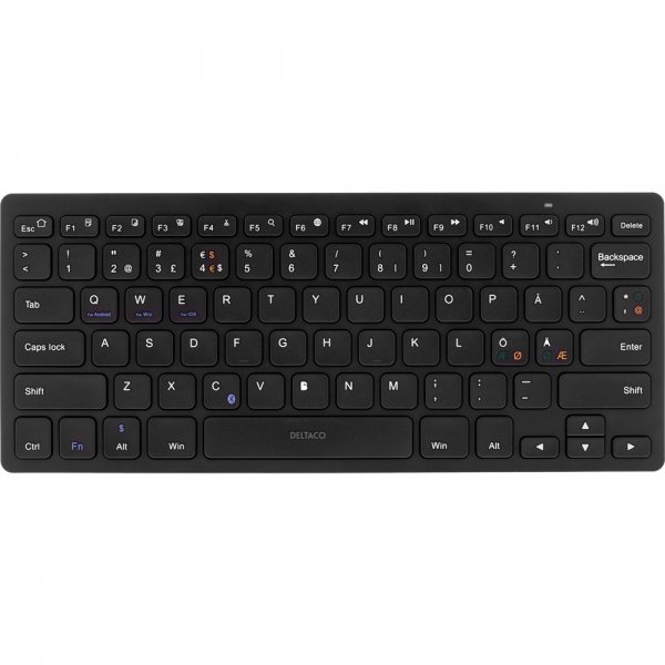 Trådlöst Tangentbord Mini Bluetooth Svart