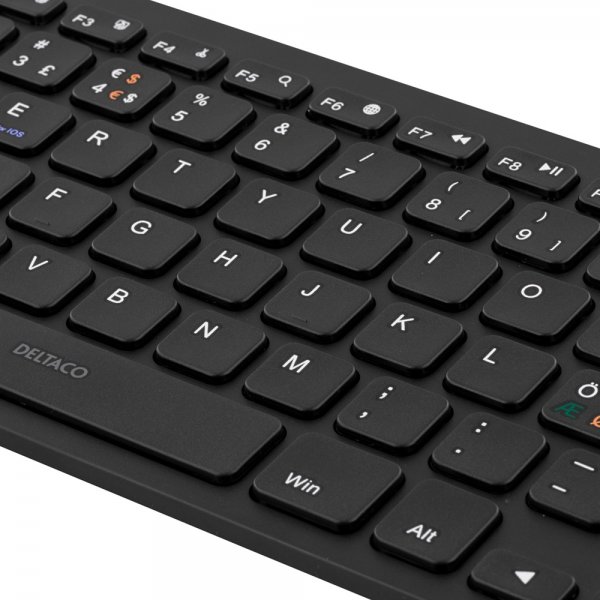 Trådlöst Tangentbord Mini Bluetooth Svart