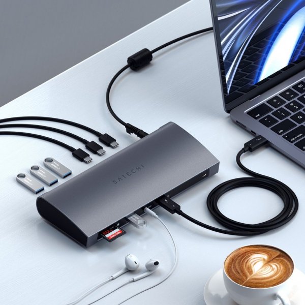 Thunderbolt 4 Docka Rymdgrå