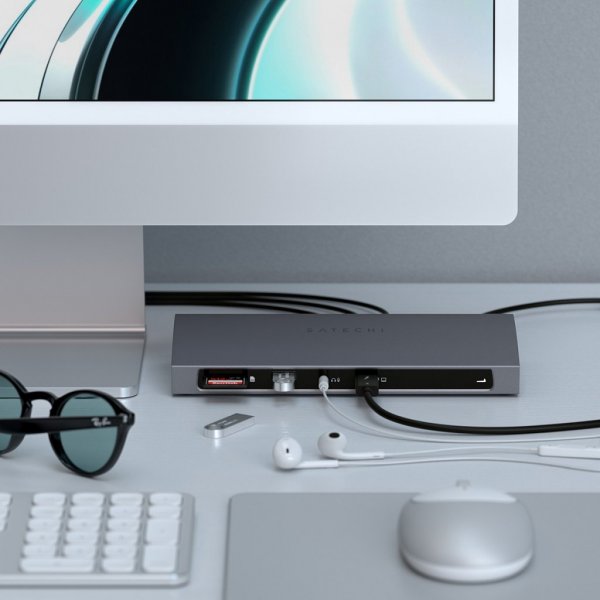 Thunderbolt 4 Docka Rymdgrå