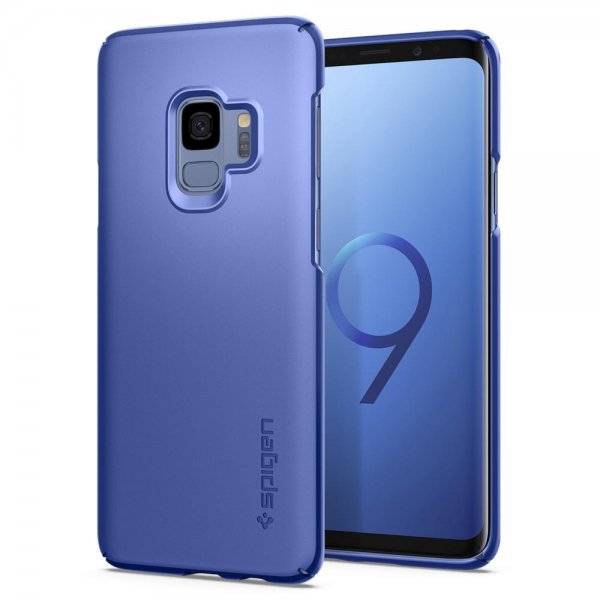Thin Fit Skal till Samsung Galaxy S9 Coral Blue
