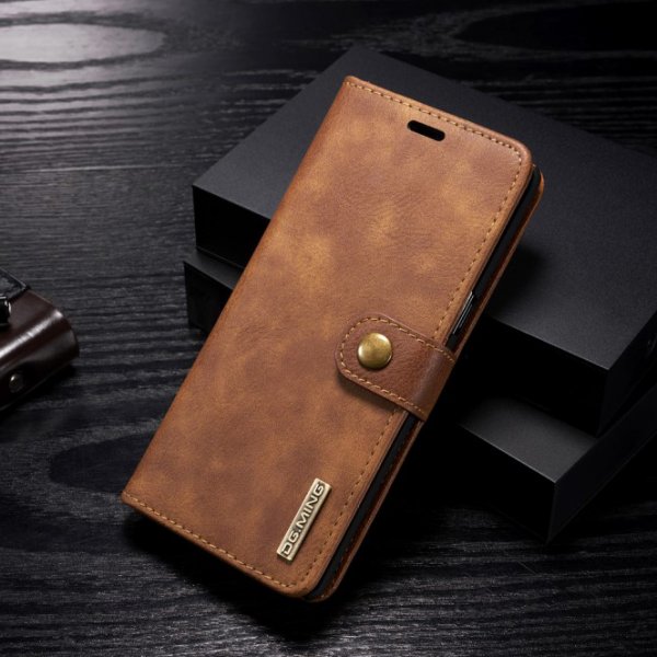 Samsung Galaxy Note 8 Plånboksfodral Löstagbart Skal Ljusbrun