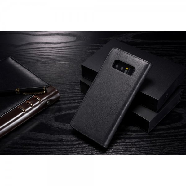 Samsung Galaxy Note 8 Plånboksfodral Löstagbart Skal Svart