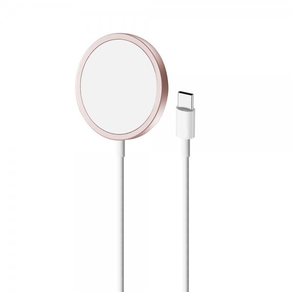 Trådlös Laddare Magnetic USB-C Charging Cable MagSafe Rosa