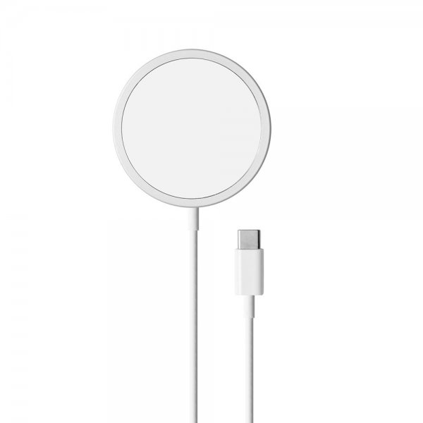 Trådlös Laddare Magnetic USB-C Charging Cable MagSafe Vit
