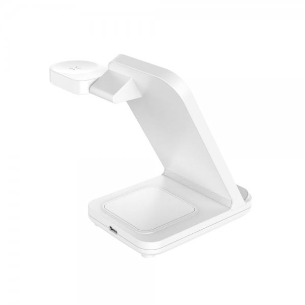 Trådlös Laddare Powerstation for Samsung 3in1 15W Vit