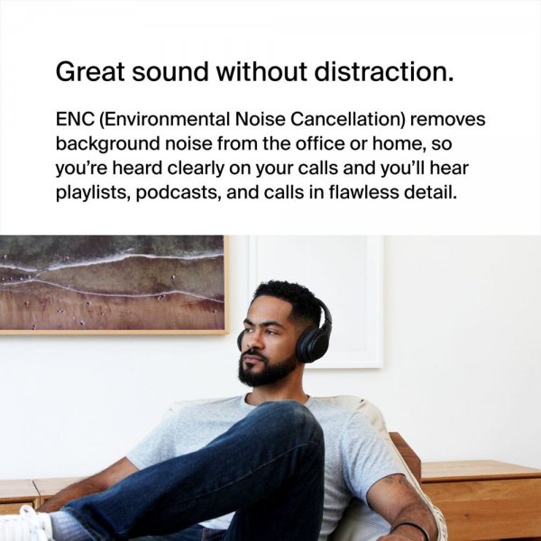 Trådlösa Over-Ear Hörlurar SoundForm Adapt Svart