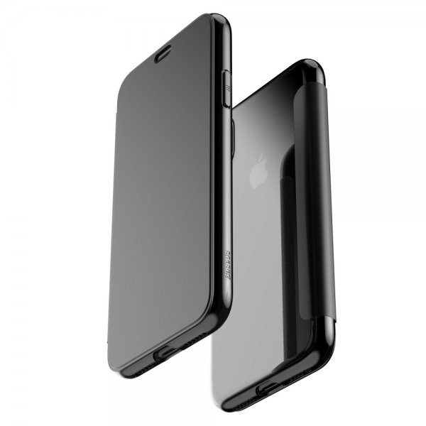 Touchable Case till iPhone X/Xs Fodral Caller-ID Svart