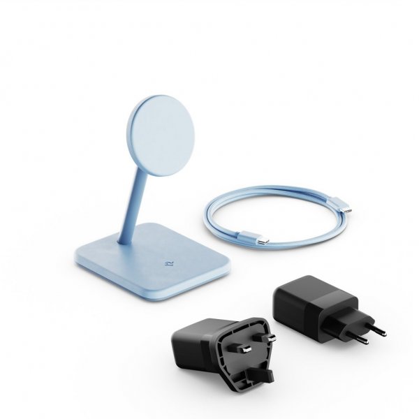 HiRise 2 Deluxe 2-i-1 MagSafe-laddare Glacier Blue