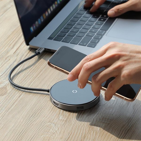 Mirror Series Multifunctional Hub Trådlös Laddare