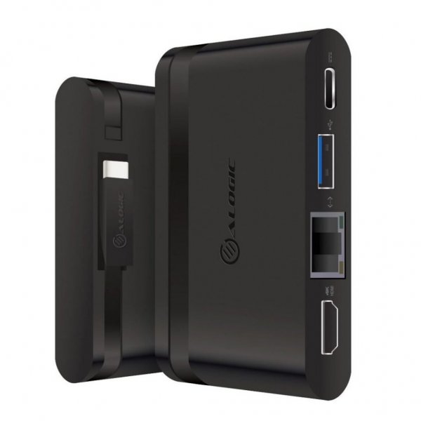 USB-C Travel Dock Essential 4 portar med 100W PD
