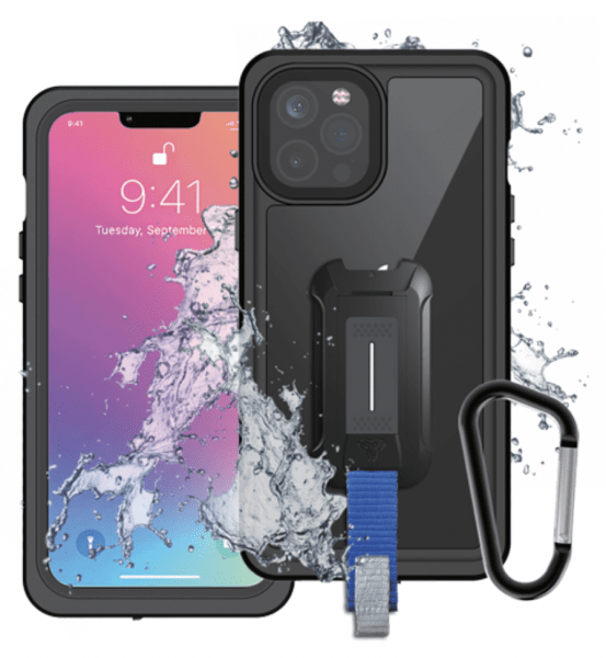Waterproof case iPhone 13 Svart/Klar