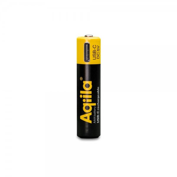 Uppladdningsbart AAA-batteri USB-C 4-pack