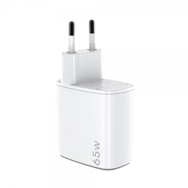 65W GaN Väggladdare 2xUSB-C & USB-A