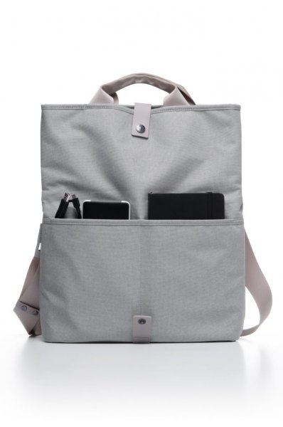100% återvinningsbar 15" Väska grå