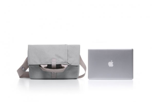 100% återvinningsbar 15" Väska grå