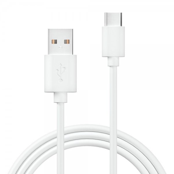 USB-A till USB-C Kabel Basic 60W 2m Vit