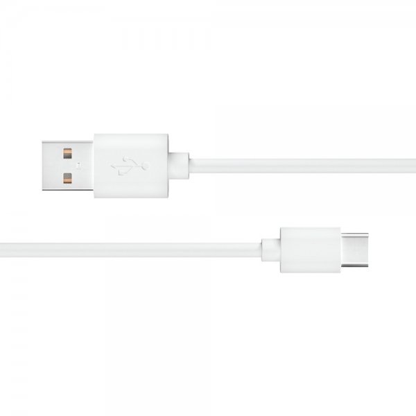 USB-A till USB-C Kabel Basic 60W 2m Vit