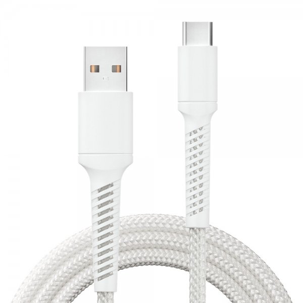 USB-A till USB-C Kabel Longlife 60W 2m Vit