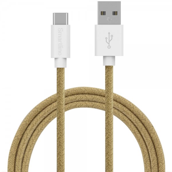 USB-C Kabel 2m Fuzzy Sand