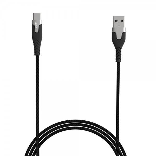 USB-C Kabel Kevlar 1.5 meter Svart