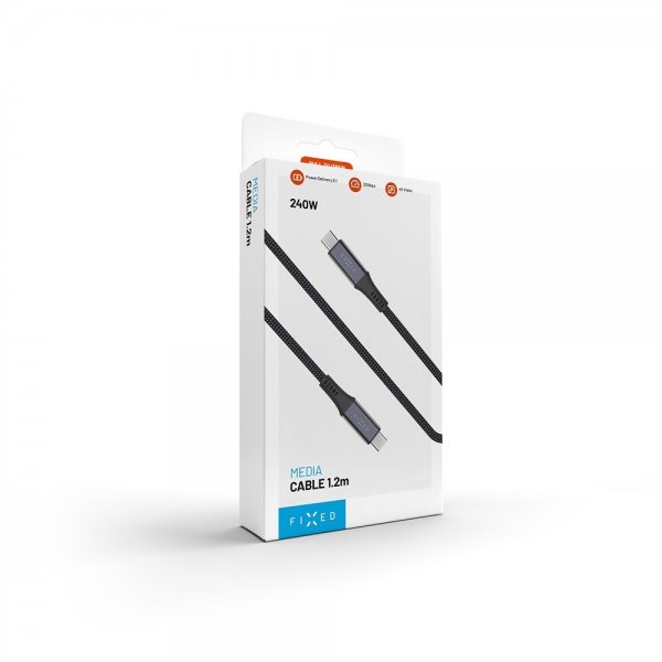 USB-C Mediakabel USB4 gen 2 240W 2m