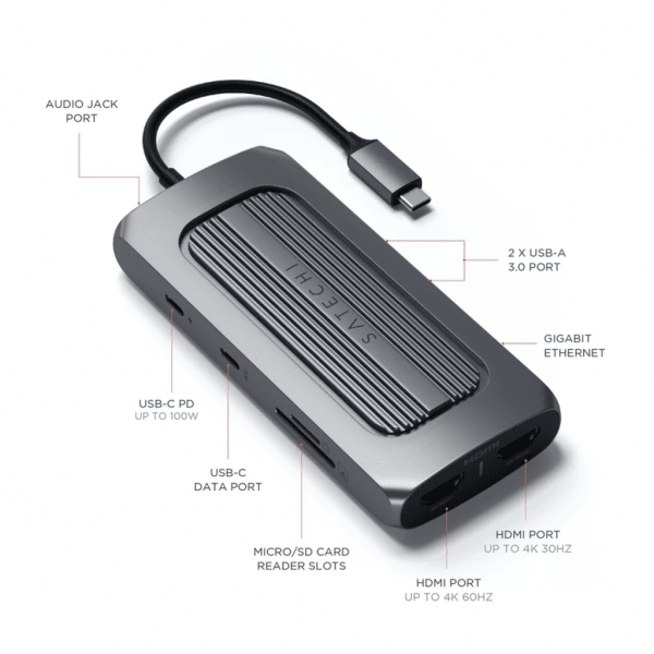 USB-C Multiport MX Adapter Grå