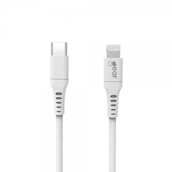 USB-C till Lightning Kabel 2 meter Vit