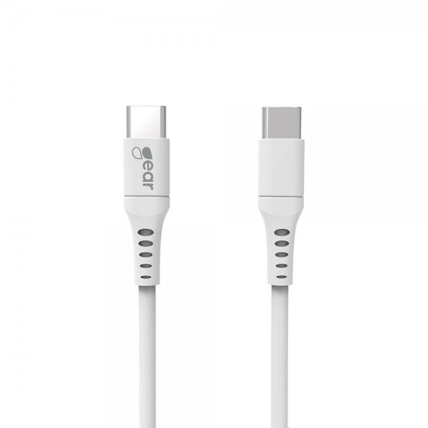 USB-C/USB-C Kabel 1 meter Hvit
