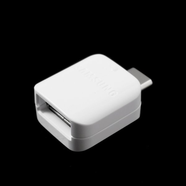 USB Hona till USB Type-C Hane OTG Adapter Vit