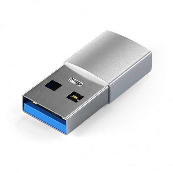 USB-A till USB-C adapter Silver