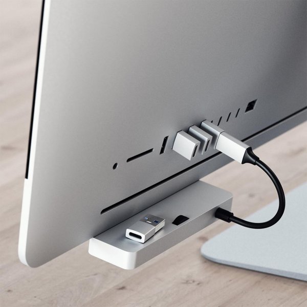 USB-A till USB-C adapter Silver