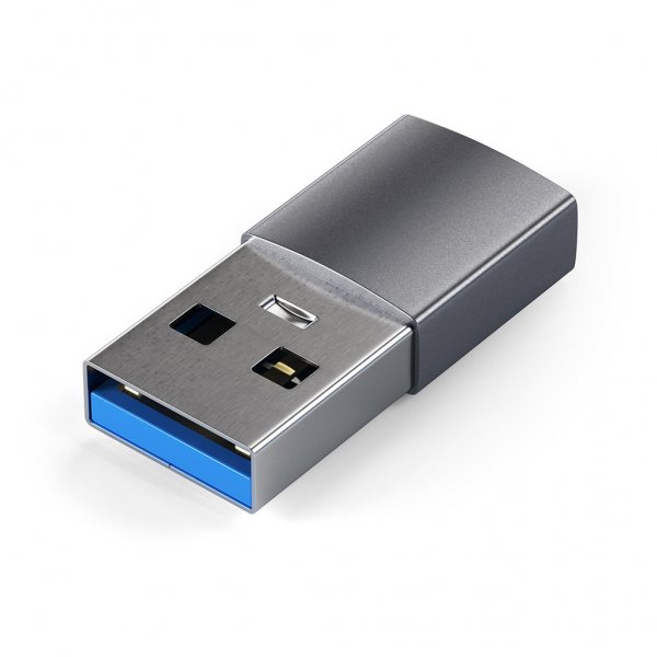 USB-A till USB-C adapter Space Grey