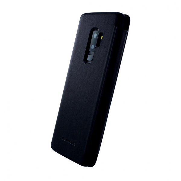 Vertical Stripe Fodral till Samsung Galaxy S9 Plus Äkta läder Svart