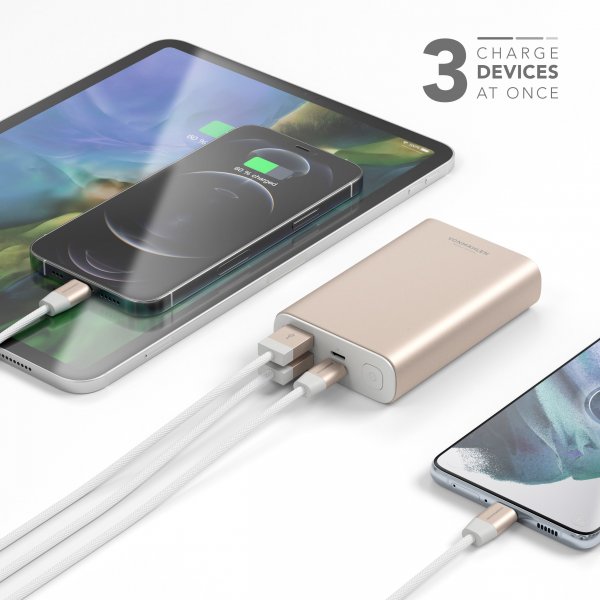 Powerbank Evergreen 10 000 mAh Roseguld