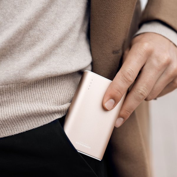 Powerbank Evergreen 10 000 mAh Roseguld