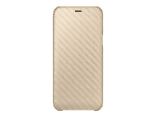 Wallet Cover till Samsung Galaxy A6 Fodral Guld