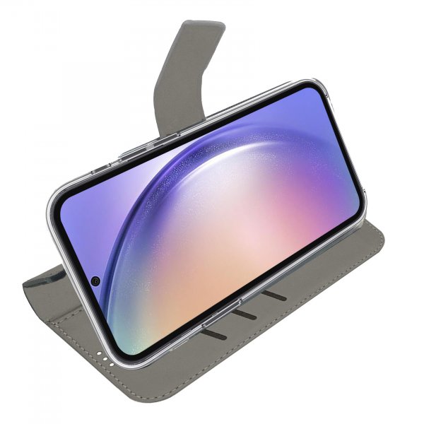Samsung Galaxy A55 Fodral Wally Wallet Case Svart