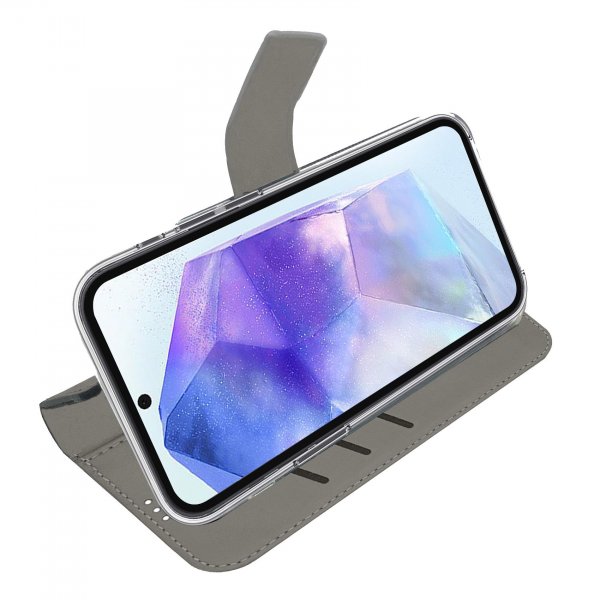 Samsung Galaxy A56 Fodral Wally Wallet Case Svart